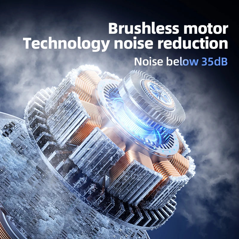 Ice Pack High-speed Fan Refrigeration Handheld Small Powerful Cooling Air Portable Usb Charging Outdoor Large Wind Fan