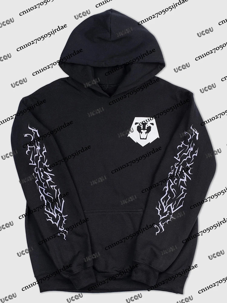 KPop Demon Hunters Saja Boys Hoodie For Kids Fall Winter Hot Sale Hoodies Warm Hooded Pullover Men Women Cotton Hoodies