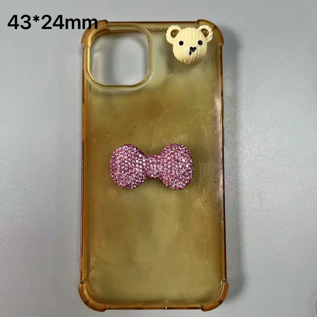 4Pcs Y2K Bling Diamond Metal Purse Presum Bottle Brand Bag Lips BB Key Junk Phone Case Ipadcase Decoration Charms Diy Crafts