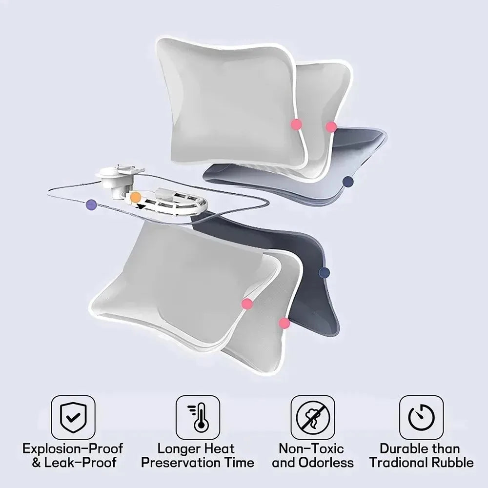 Quick Heating Gloves Warming Pad USB Power Supply Office Home Warming Handbags heating pad Christmas gift