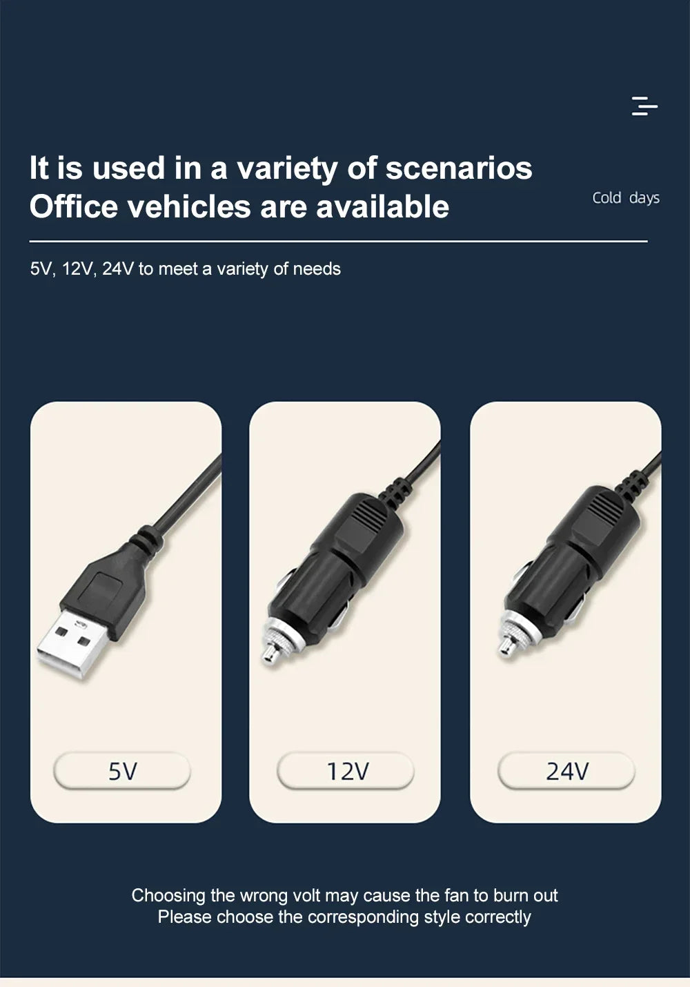 Car 5V 12V 24V Fan Cooling Car Fan Dual Head Usb Car Fan 2 Speeds Adjustable Auto Cooler Air Fan Car Accessories Wind Regulation