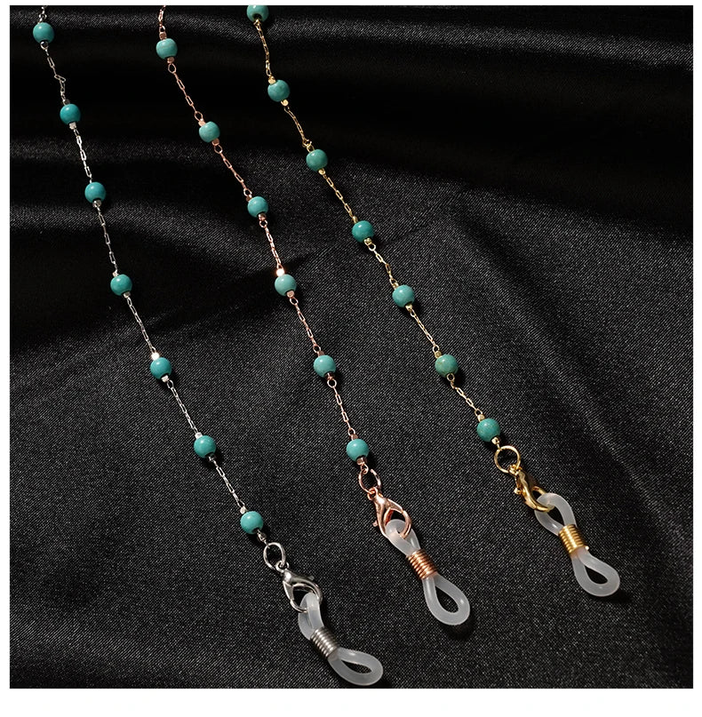 Fashion  Sunglasses Chains for Women Metal Charms Eyeglasses Lanyard Necklace Glasses Holder Strap Cord Eyewear Retainer