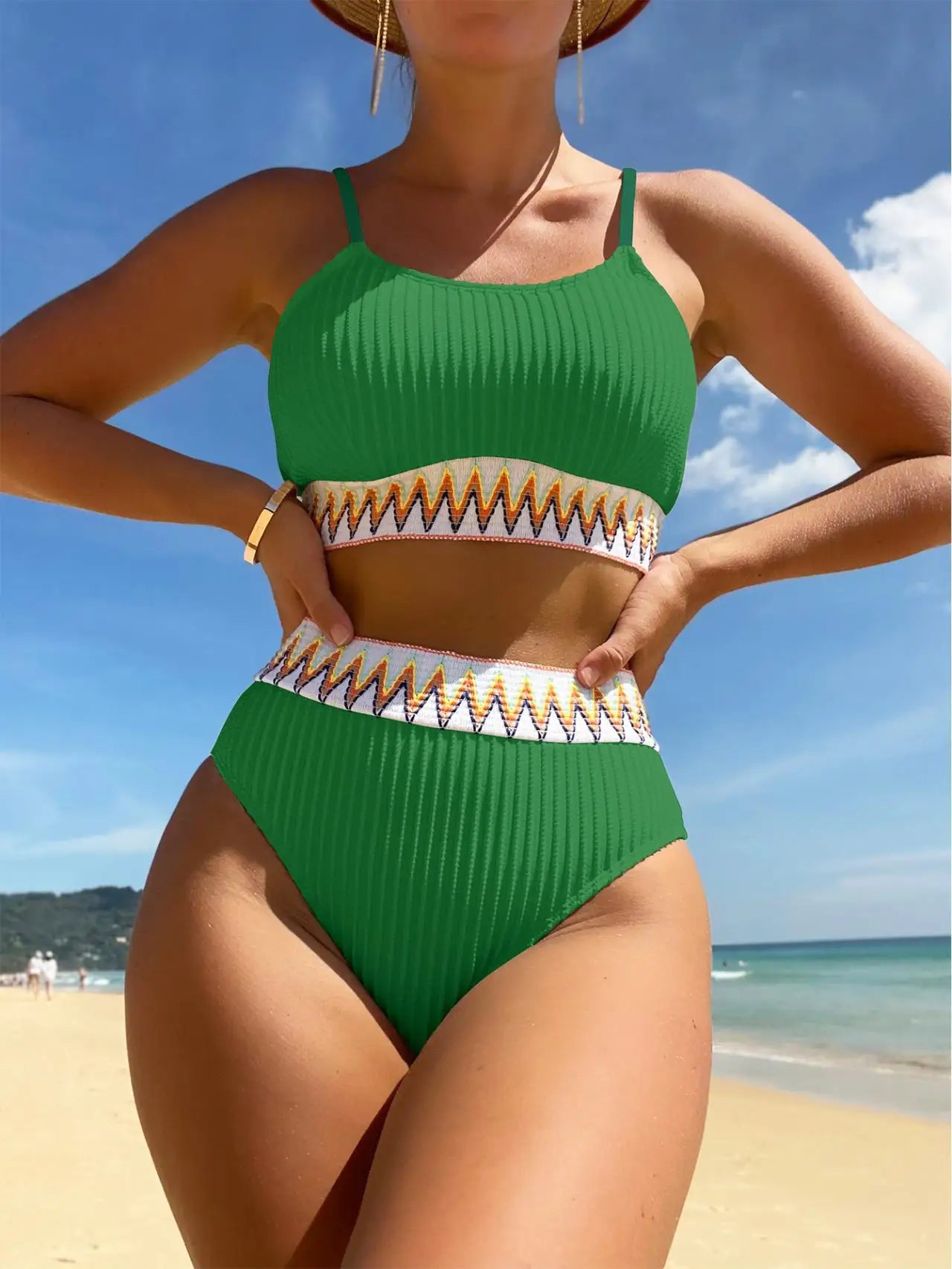 Sexy High Waist Bikinis 2025 Swimsuits Women's Swimwear Push Up Female Beach Swimming Wear Bathing Suits Bikini Set Pool Bather