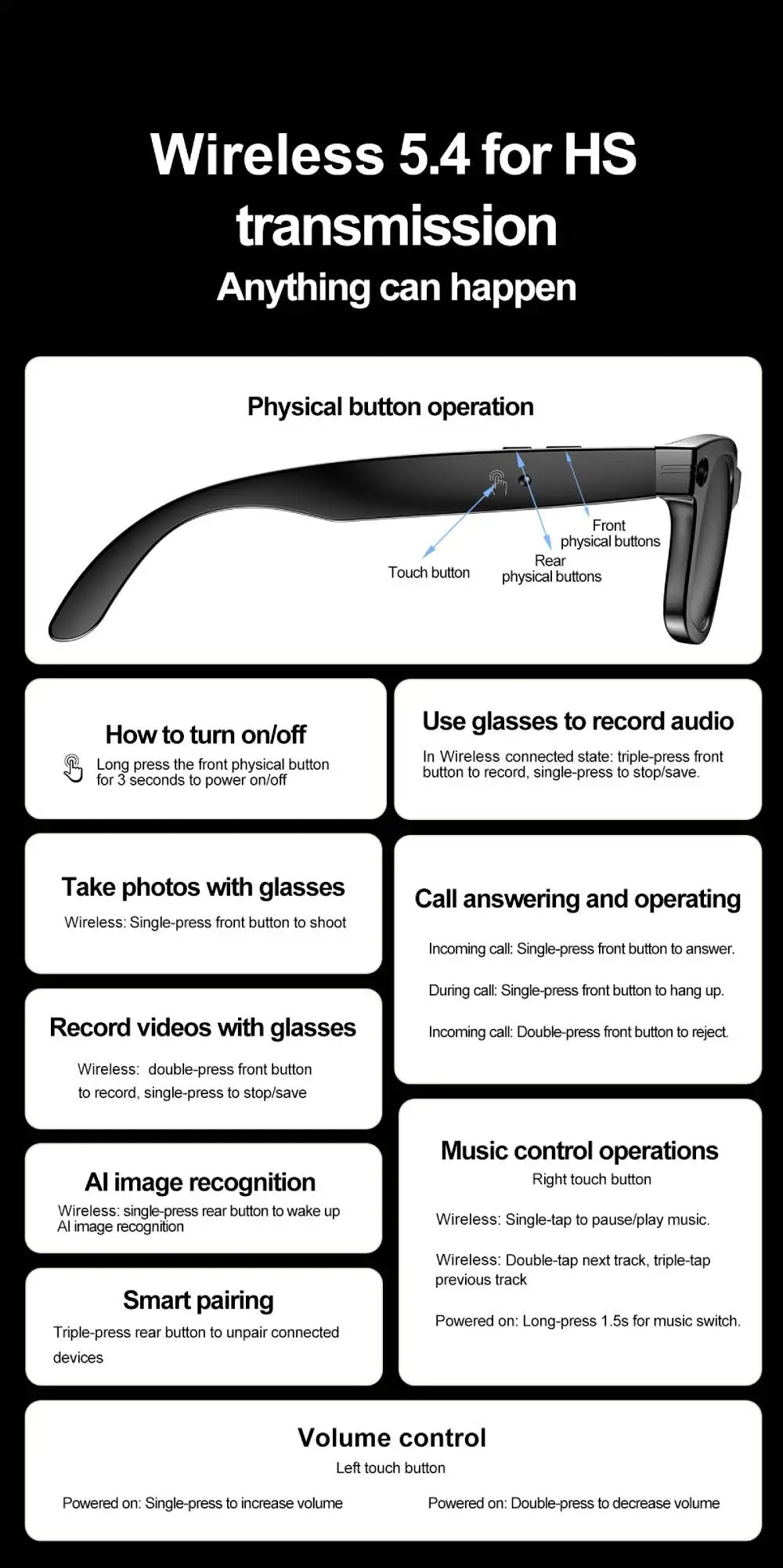 2025 New For Xiaomi Smart Glasses Photography Video AI Intelligent Interactive Translation Smart Sunglasses IOS Andirod Glasses