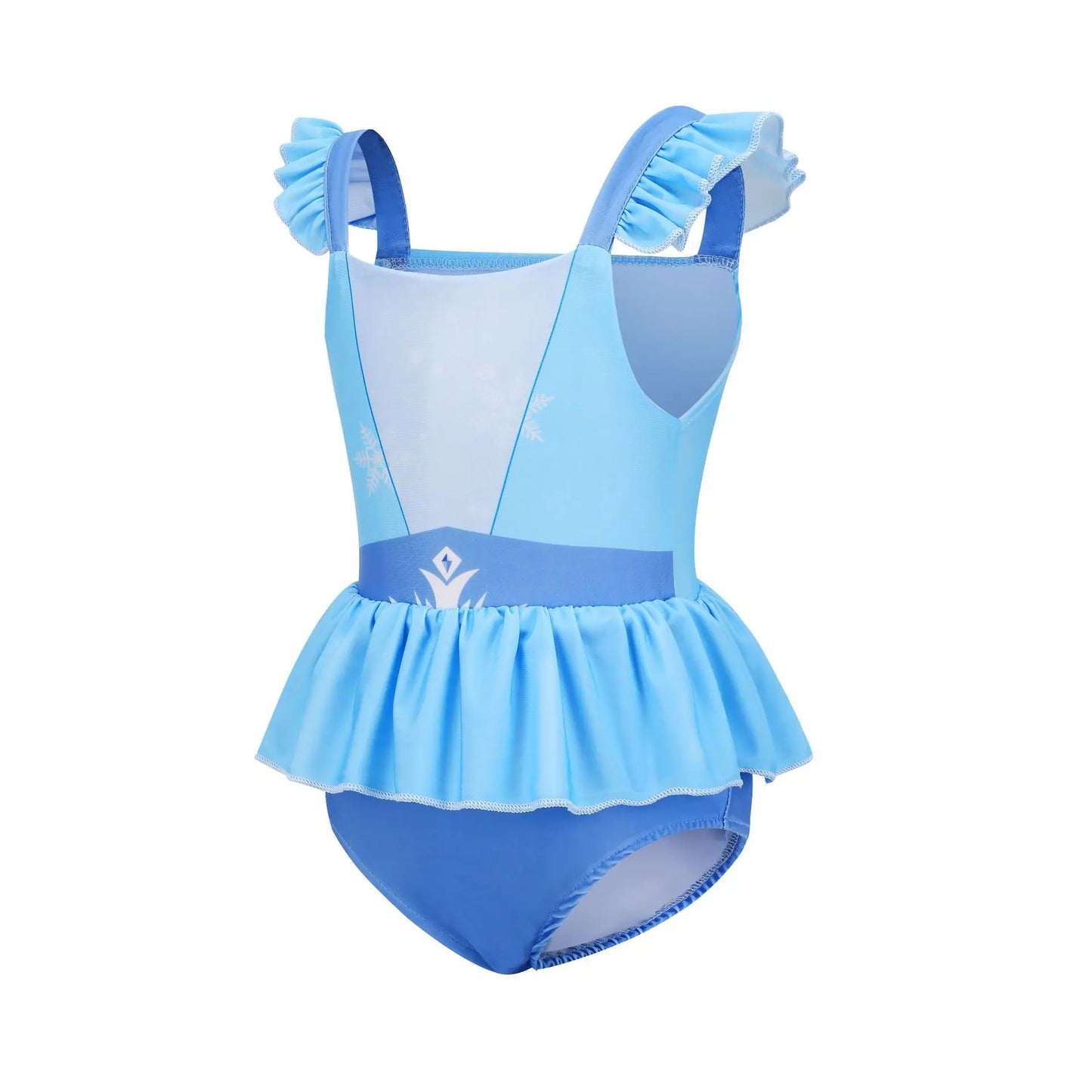 2025 Girls Two Piece Swimsuit Anna Elsa Belle Swimwear Princess Bodysuit Swimwear for Girls Childrens Bikini Beachwear Clothes