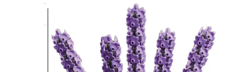 Creativity Flower 1204PCS Lavender Building Blocks Home Decoration Desktop Ornament Bricks Toys for Children's Christmas Gift
