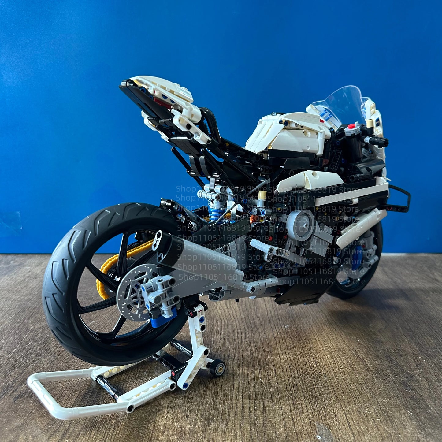 M1000  RR Tech Motorcycle Building Blocks 42130 1920Pcs MOC Bricks Mechanical Group Vehicles Racing Car Model Kit Christmas Gift