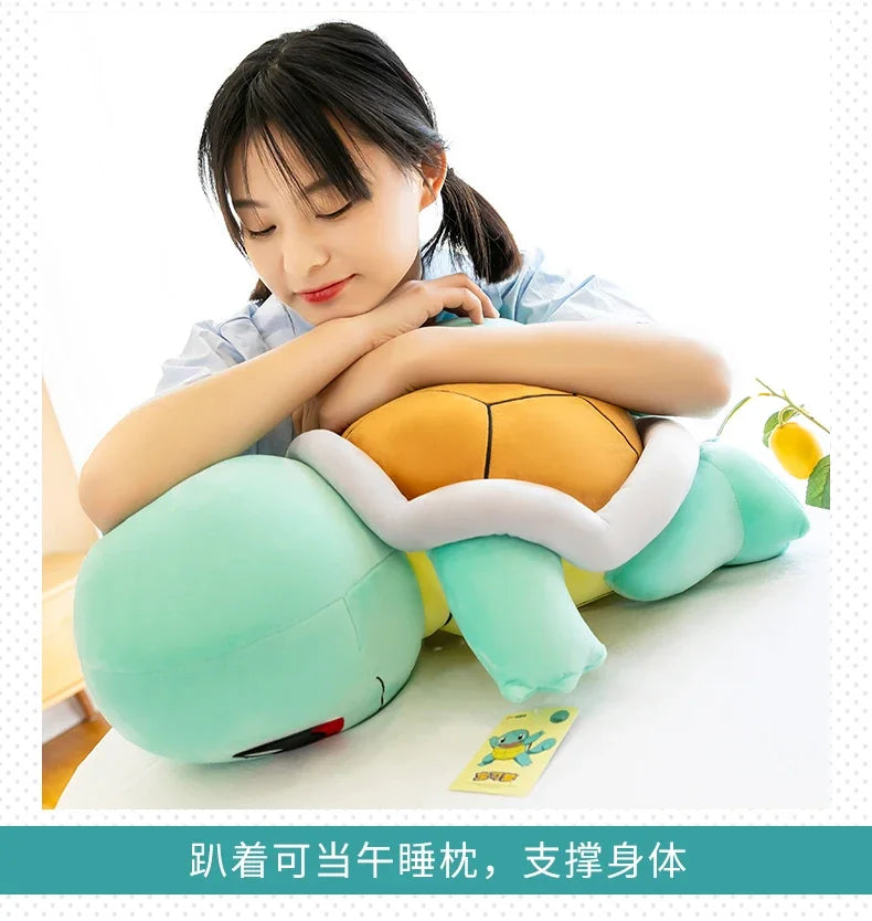 45cm Squirtle Plush Doll Big Size Pokemon Plush Toys Kawaii Stuffed Toys Cute Turtle Pillow Christmas Gift Toys for Boys Girls