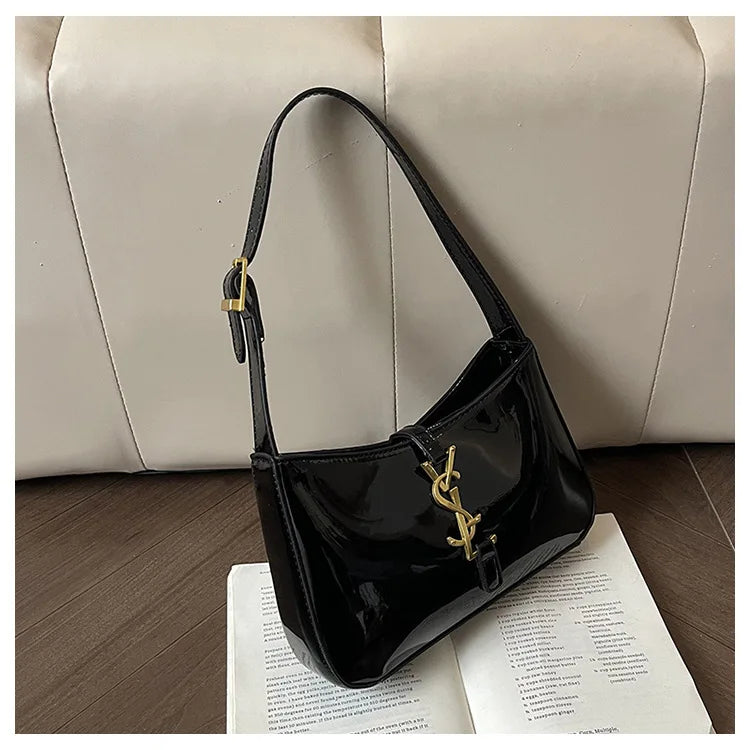 2025 Y2K Underarm Bag for Women, Luxe Boho Shoulder Purse w/Detachable Strap Anti-Theft Lightweight Commuter