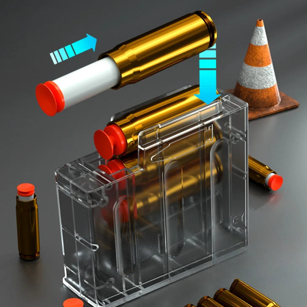 AWM Shell Soft-Bullet Gun Can Be Fired Toy Gun Manually Loaded Outdoor Combat Sniper Rifle Model Christmas Gift for Boy Adult