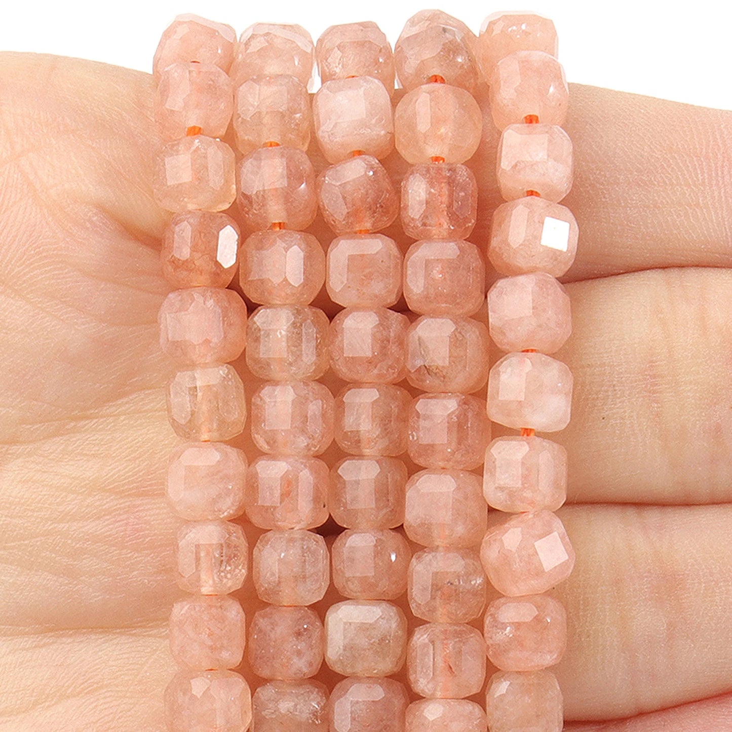 Faceted Natural Tourmaline 5mm Square Cube Shape Beads for Jewelry Making Diy Bracelet Necklace Beading Accessories