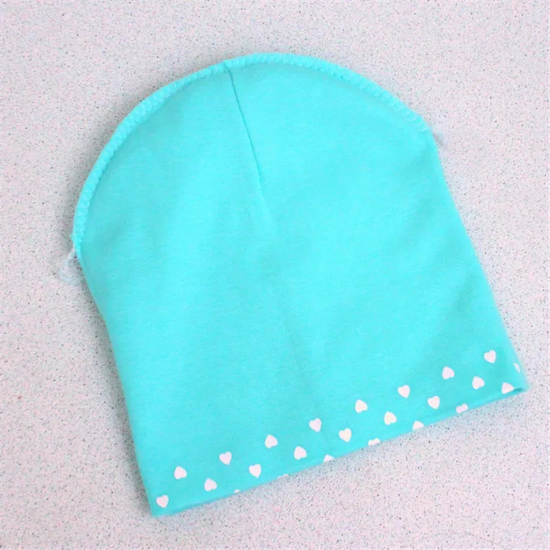 Star Print Cotton Baby Hat Autumn Winter Baby Girls Hat Boys Cap Toddlers Infant Cap Scarf Children Bonnet Hats