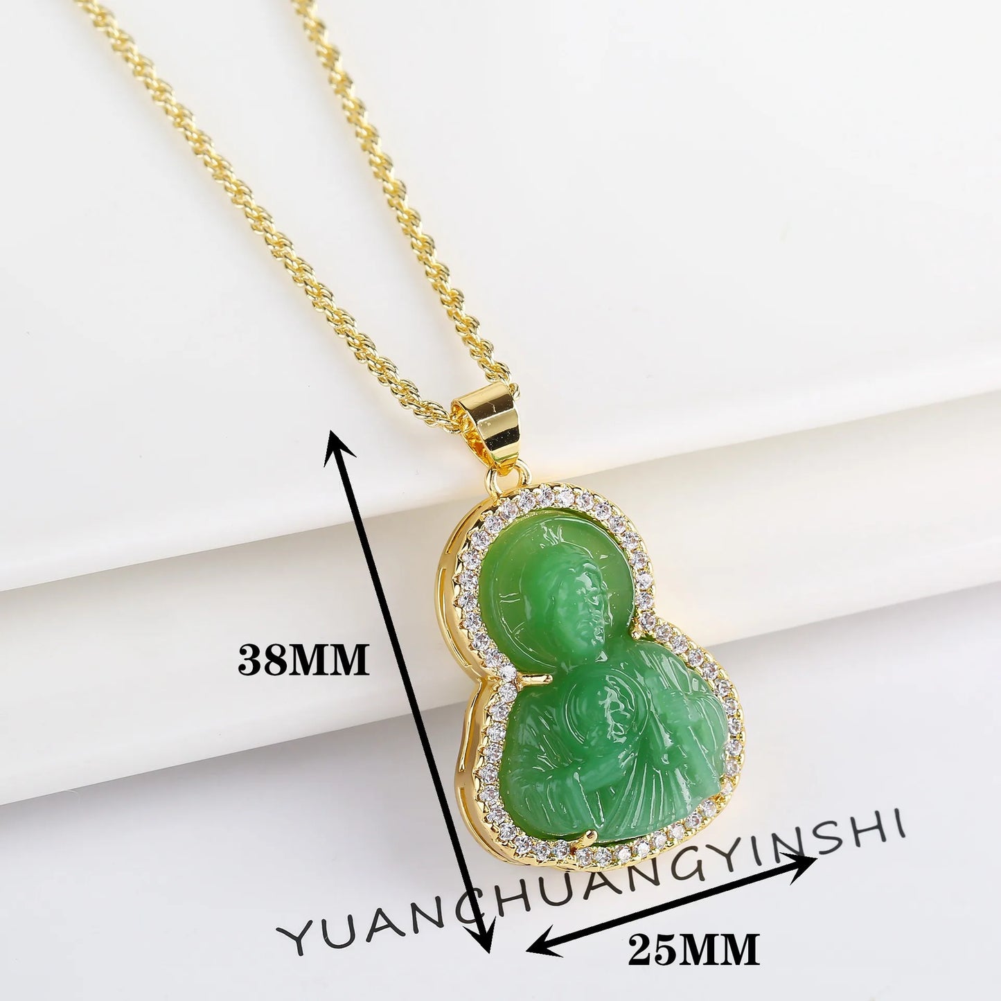 High Quality 4 Color Stone Classic Zirconia St. Jude Judas Pendant Fashion for Man Woman Religious Jewelry Party Birthday Gift