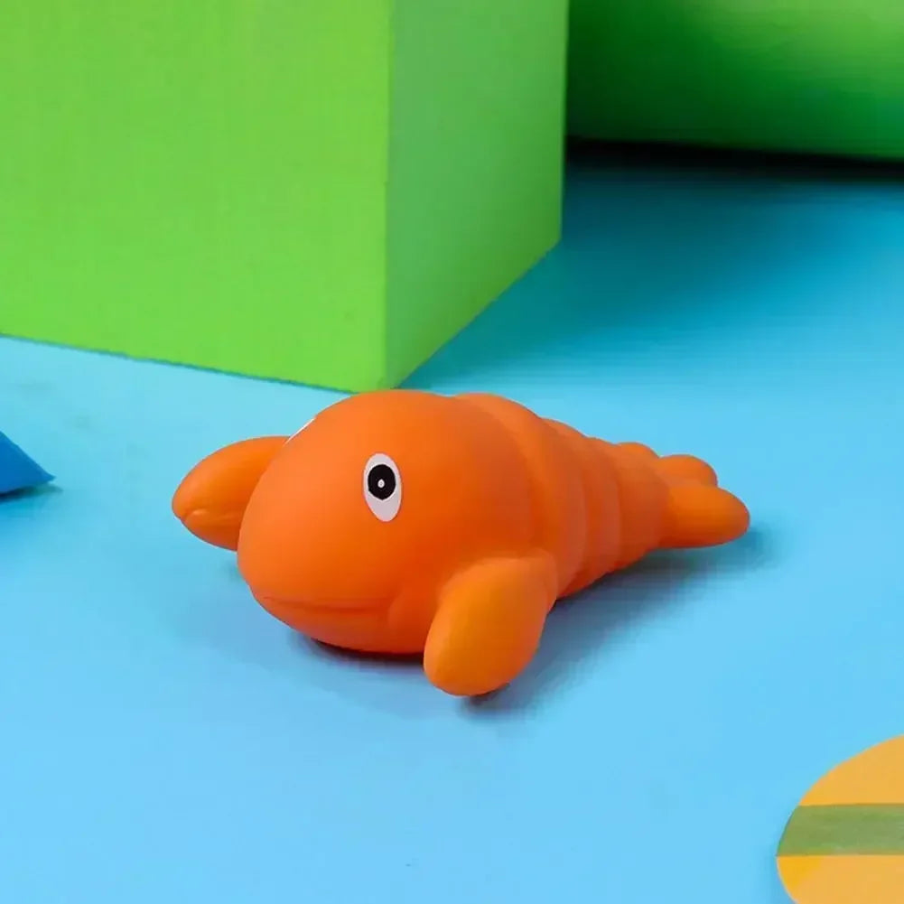 Foldable Pet Water Play Pool with Fun Turtle, Starfish & Octopus Toys for Cats and Dogs - Summer Cooling Bath Basin