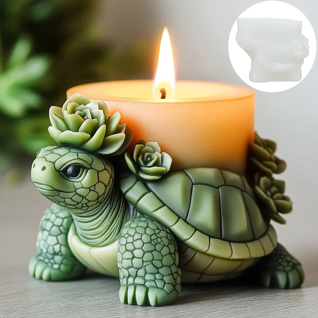 DIY elk relief cylindrical candle silicone mold sika deer flower relief resin mould Forest sika deer gypsum molds Christmas gift