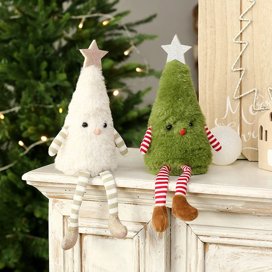 Christmas Decoration mini Christmas Tree Doll Christmas Gift Hotel Mall Window Decoration Christmas Plush Ornaments for XMAS