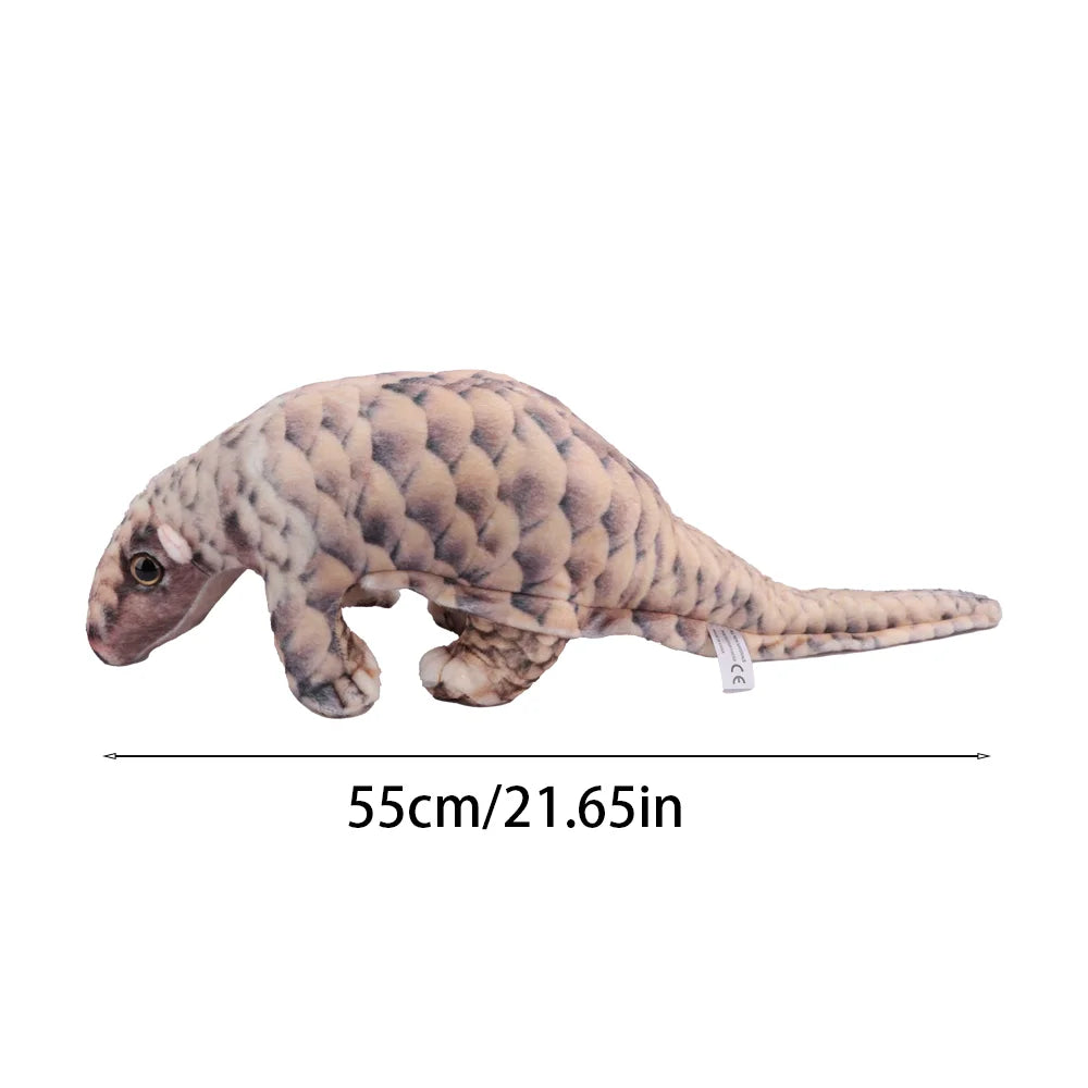 55cm Pangolin Plush Toy Soft Stuffed Animal Soft pangolin plush toy pillow KID's Christmas Gift Toy Cartoon Plush Home Decor
