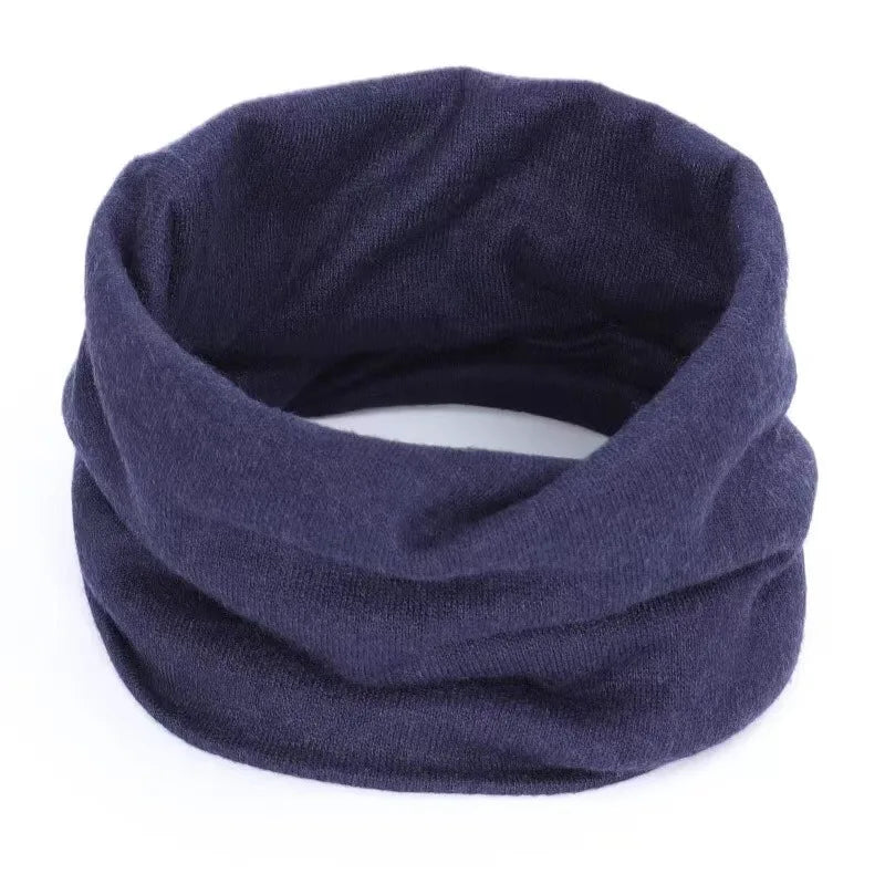 New Cashmere Winter Scarf for Baby Boys Girls Kids Knitted Scarves Unisex Elastic Mufflers Children Autumn Crochet Baby Scarf