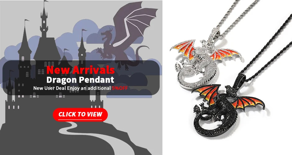 Uwin Black Panther Necklace Zinc Alloy Rhinestone Full Iced Out Personalized 5mm Tennis Chain For Men Christmas Gift