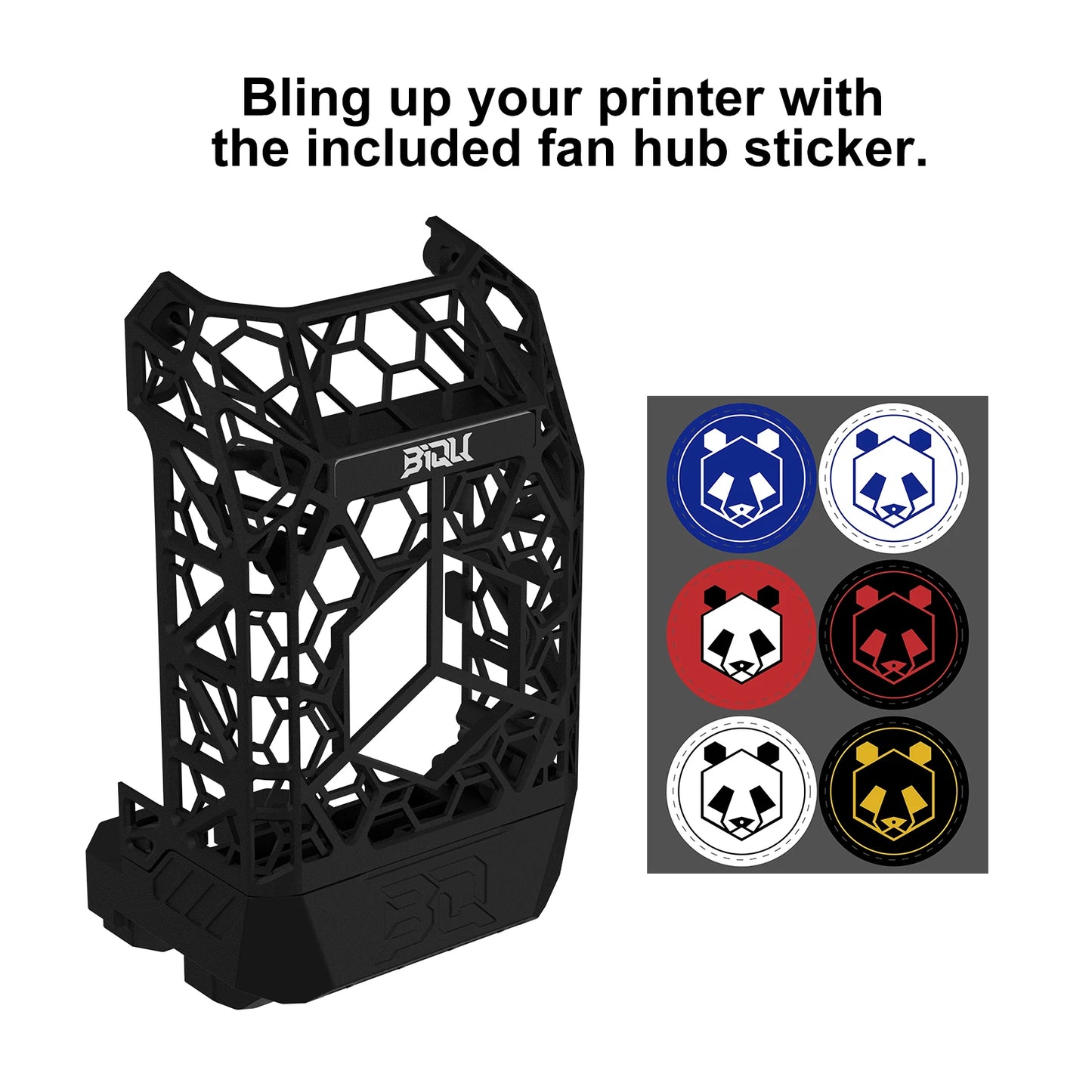 BIGTREETECH Panda Jetpack Nylon Super Lightweight Upgrade Panda Jet Cooling Fan Duct For Bambu Lab P1 X1 Series 3D printers