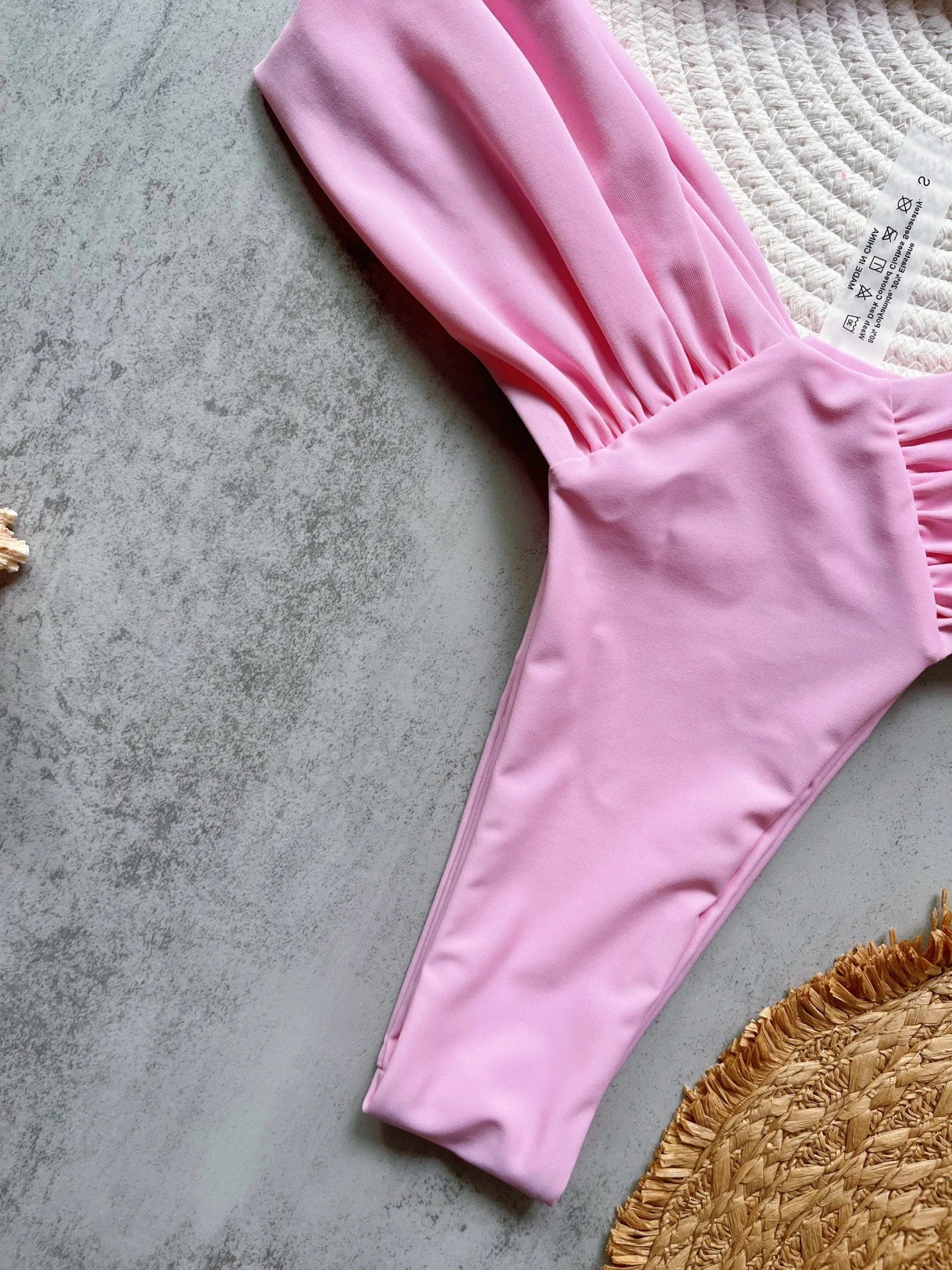 Sexy Bandeau High Cut Bikini Women Swimwear Female Swimsuit Two-pieces Bikini set Pleated Padded Bather Bathing Suit Swim