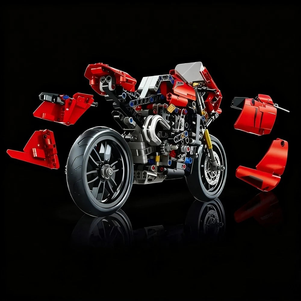 Panigale V4 R Motorbike Building Blocks Kit Superbike Model Toy for Boys Adults Christmas Gift Home Decoration