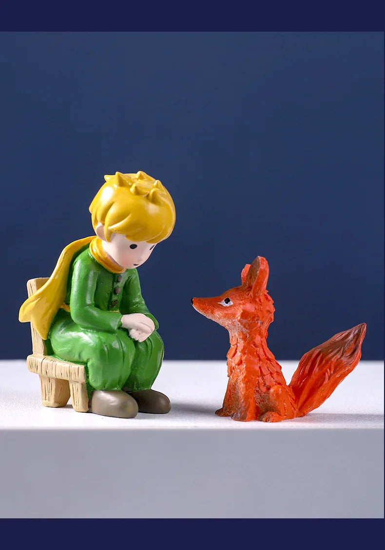 Home Decoration DIY Resin Crafts Little Prince Home Desk Small Ornaments Children's Birthday Christmas Gift Ornaments Decoration