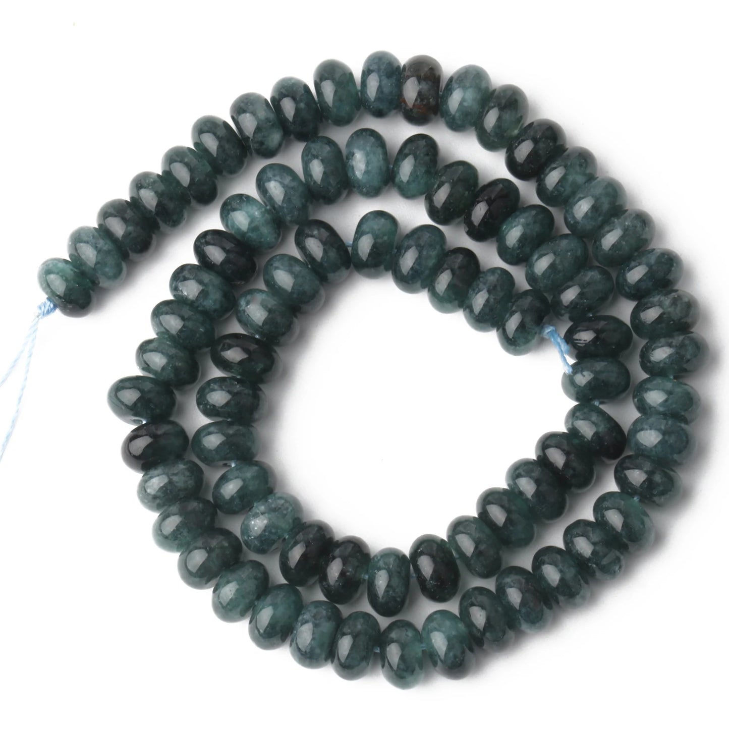 5x8mm Natural Stone Abacus Beads Angelite Tourmaline Tiger Eye Quartz Rondelle Loose Beads for Jewelry Making DIY Bracelets 15''