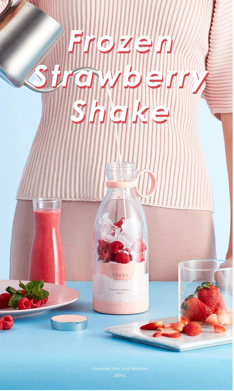 Mini Juicers Portable Electric Juicer Blender Usb Fruit Mixers Fruit Food Milkshake Multifunction Juice Maker Machine