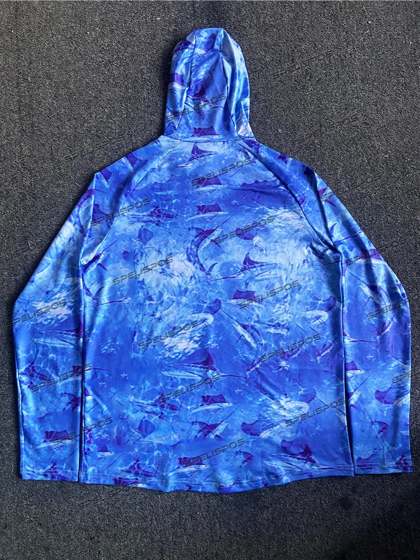 Hoodies Fishing Shirts UPF 50+ Anti-UV Yacht Sea Fish Maillot Beach Gear Lightweight Breathable Angling Tops Wear Running Hood