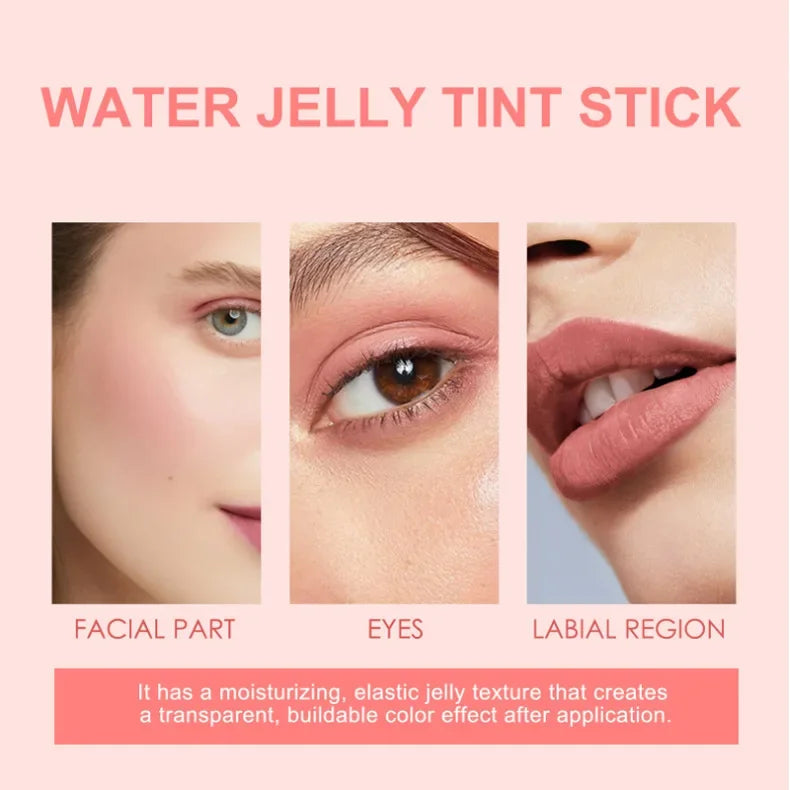 Milk Makeup Blush Stick Lip Tinted Cooling Water Jelly Tint Jelly Blush Stick Watercolor Multi-Use Matte Blush Makeup