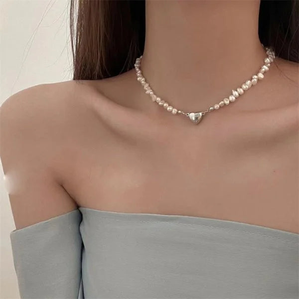 Fashion Imitation Pearl Rhinestone Necklace Stainless Steel Extra Long Drawstring Snake Tassel Metal Chain Women's Jewelry Gifts