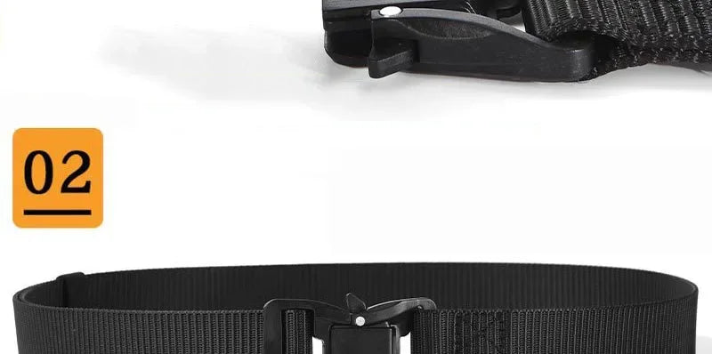Big Plus Large LONG Size 125 140 160 180cm Men's Belt Canvas Multi-functional Tactical Quick Release Magnetic Alloy Buckle Belts