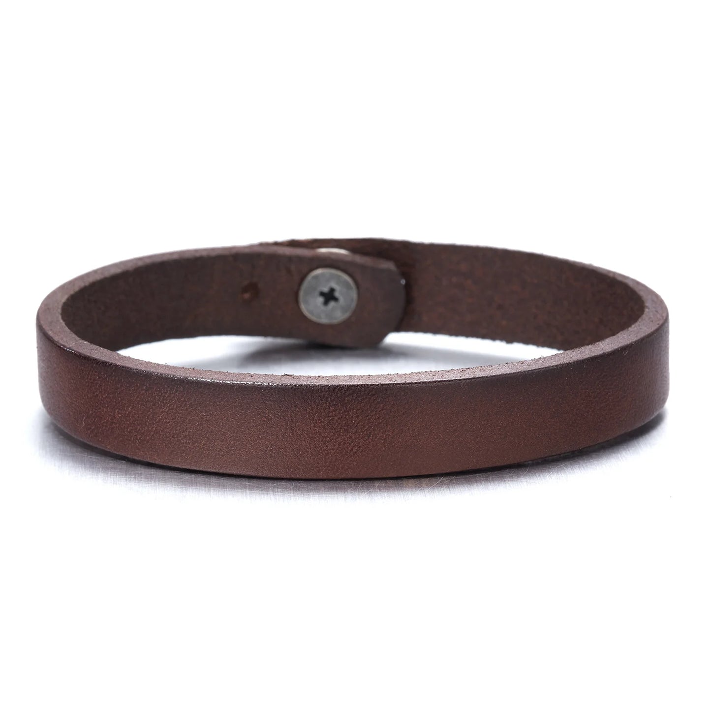 Punk Men's Leather Black Star Bracelet Star Weave Cuff Bangle Wristband Jewelry Party Fashion Gift 1pc