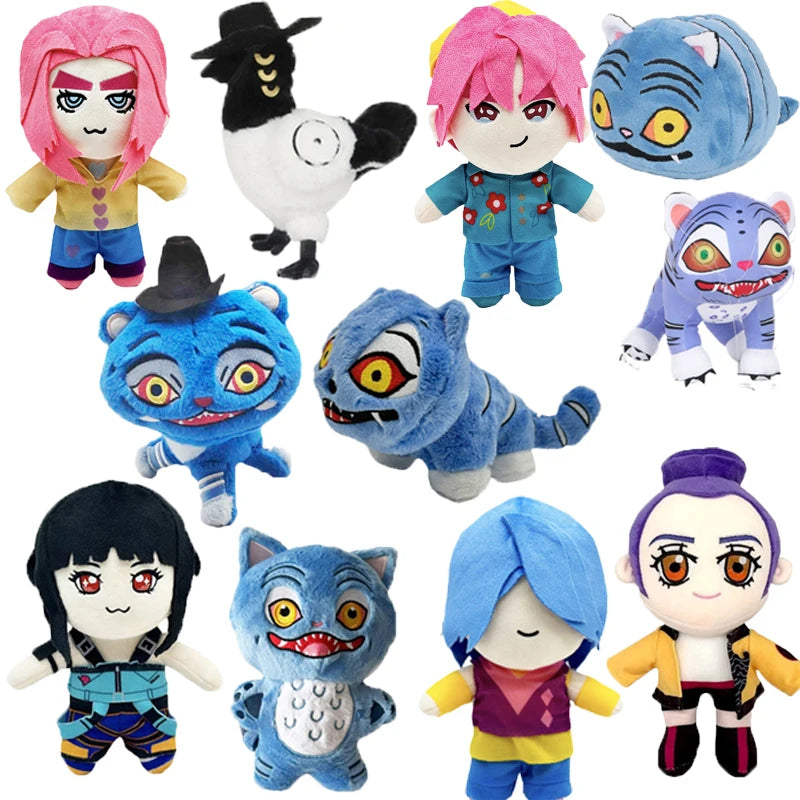 2025 Hot Kpop ‌Demon Hunters Cosplay Plush Tiger Magpie Plushie Doll For Adult Kids ‌‌‌Anime Collection Halloween-Christmas gift