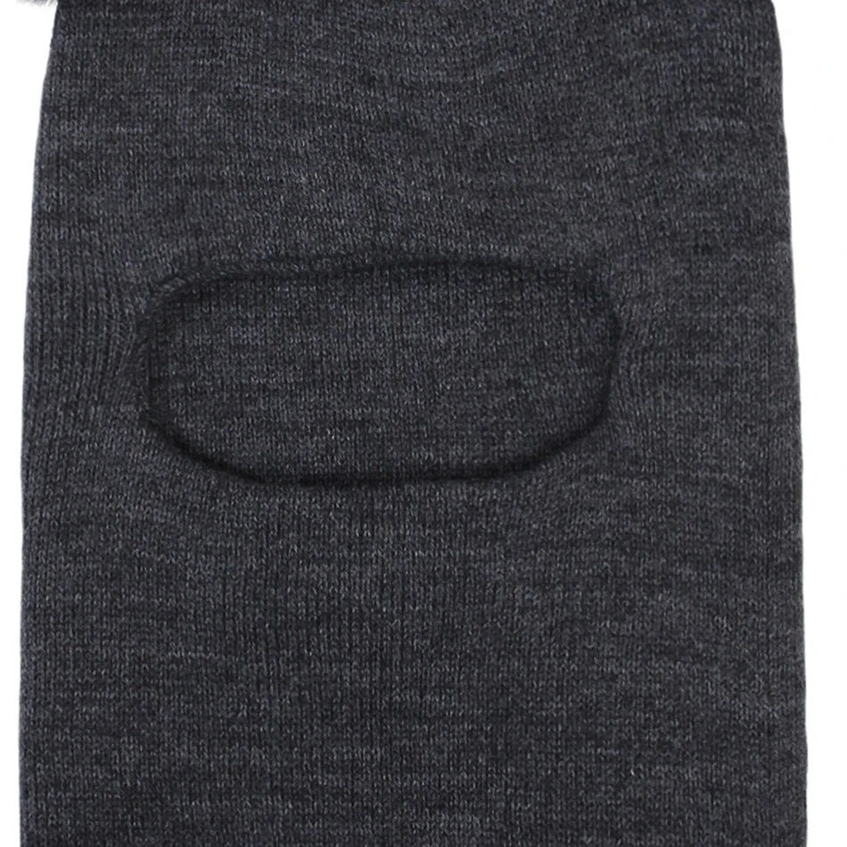 Kids Autumn Winter Pullover Hat Children's Double Ball Ear Protection One-piece Hats Baby Yarn Knit Cap Balaclava Christmas Gift