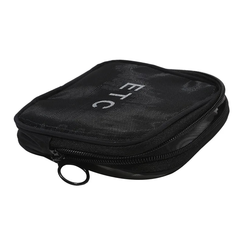 Transparent Mesh Makeup Bag Women Travel Toiletry Wash Cosmetic Bag Storage Case Letter Printed Zipper Make Up Bags 3 Size
