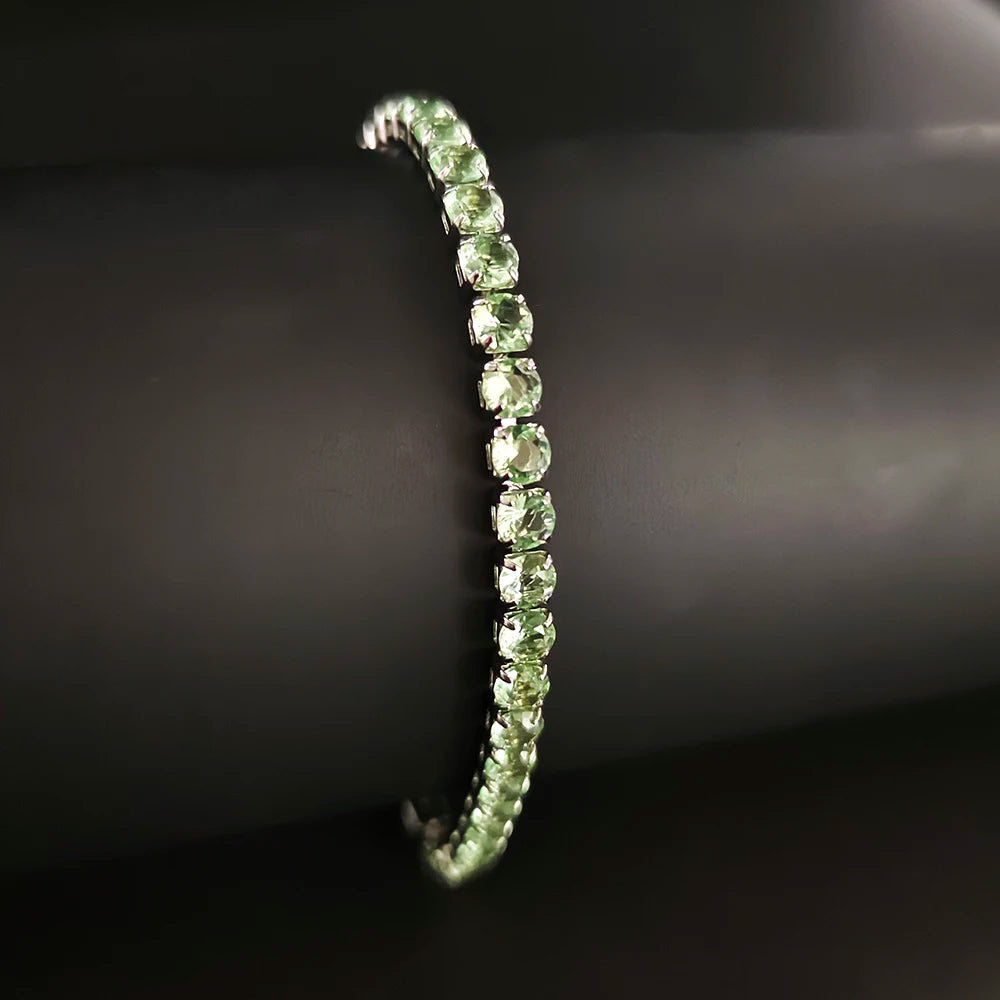 Moonso Arrival  Fashion Unique Design Light Green  Bracelet Bangle for Women Valentine's Day Gift S5787-skygreen