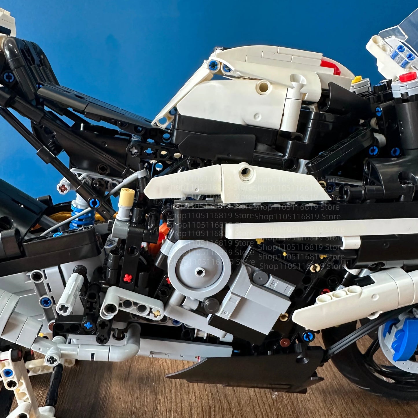 M1000  RR Tech Motorcycle Building Blocks 42130 1920Pcs MOC Bricks Mechanical Group Vehicles Racing Car Model Kit Christmas Gift