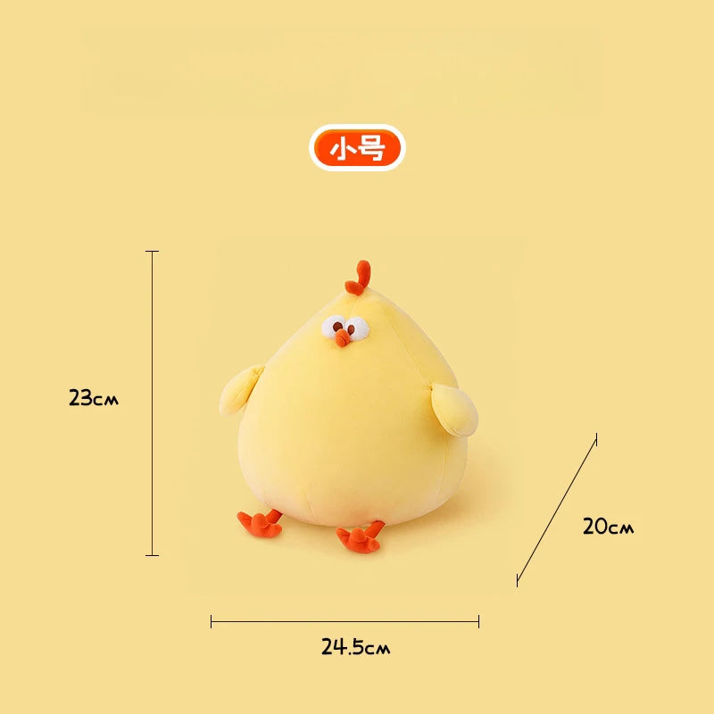 MINISO DunDun Chicken Plush Toys Cute Creative Vegetables and Fruits Soft Stuffed Doll Children's Birthday Christmas Gift