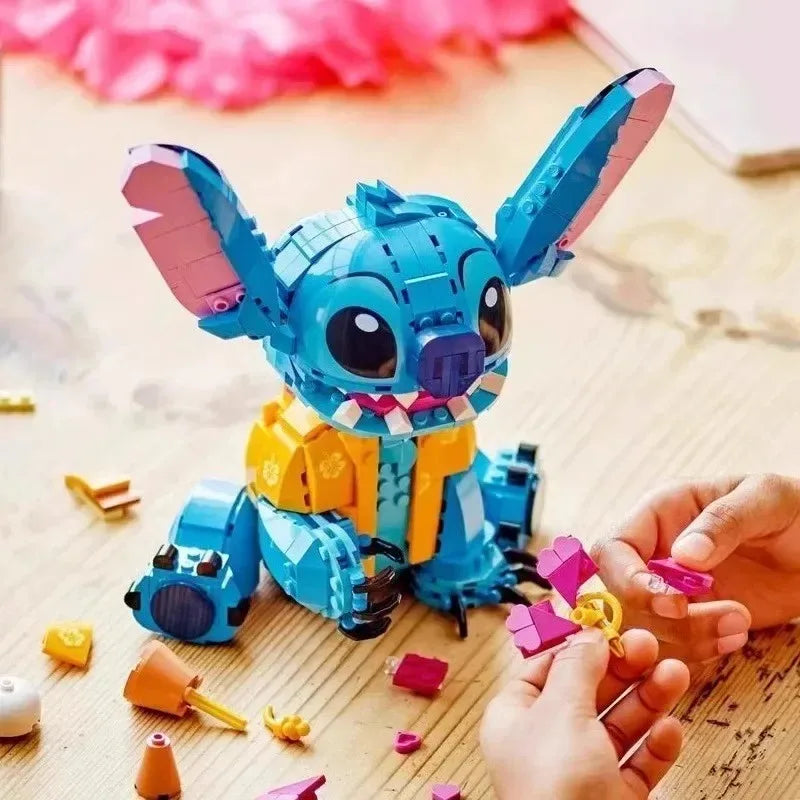 Hot Toys 2025 New 730pcs Stitch Compatible 43249 Building Blocks Bricks Stitch Girl Boy Birthday Christmas Gift Toys