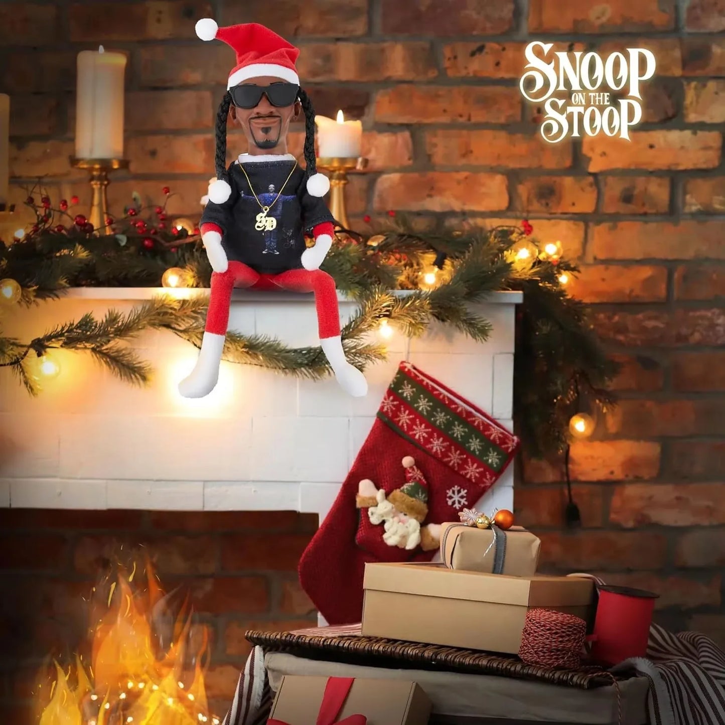 Snoop Dogg Snoop on The Stoop 2025 Christmas Elf, Shelf Decor 12”  Christmas Doll Collectible Figurine Christmas Gift