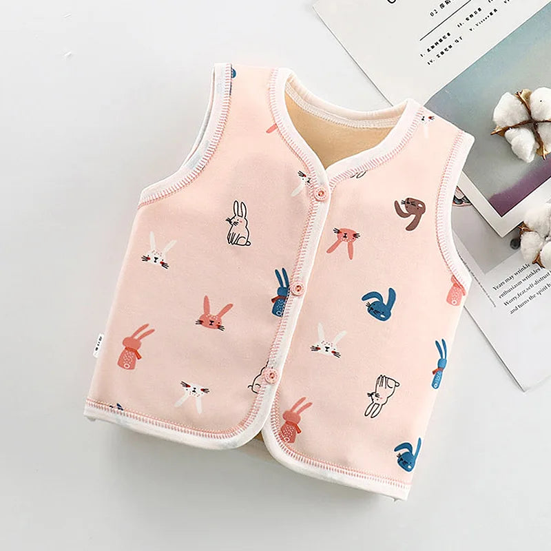 Unisex 6M-6Y Fall Vests Baby Girl Winter Clothes Kids Waistcoats Cardigan Children's Clothing Toddler Vest Boy Jacket Corduroy