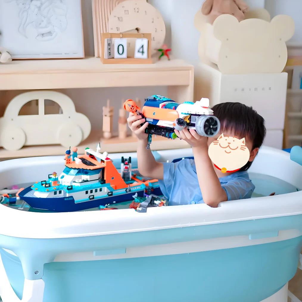 NEW 815pcs City Series 60368 Deep Sea Exploration Vessel Marine Research Arctic Research Ship Building Block Toys Christmas Gift