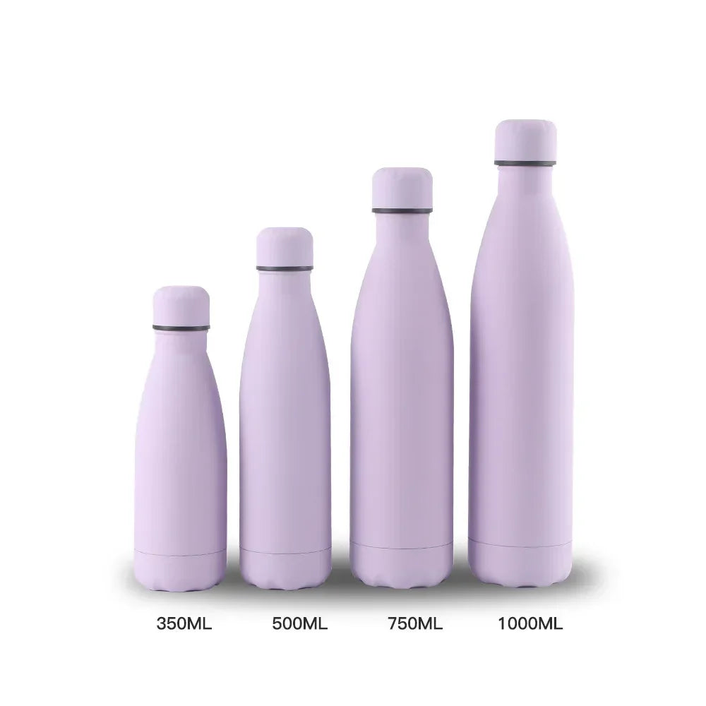 500/750/1000ml Double-Wall Insulated Vacuum Flask Stainless Steel Water Bottle BPA Free Thermos for Sport Water Bottles