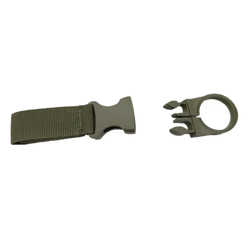 Webbing Buckle Hook Water Bottle Holder Clip Outdoor Nylon EDC Climb Carabiner Belt Backpack Hanger Camp Carabiner Belt Clip