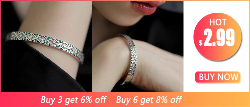 XIYANIKE Vintage Rainbow Zircon Dice Chain Bracelet For Women Girl Sweet Cool Fashion New Jewelry Lady Gift Party pulseras mujer