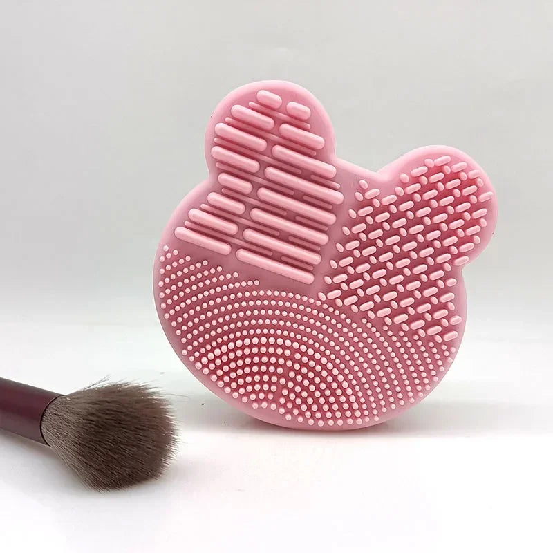 1pc Make Up Brush Cleaner Pad Washing Brush Pad Cleaning Mat Cosmetic Brush Cleaner Universal Make Up Tools Scrubber Board Pad