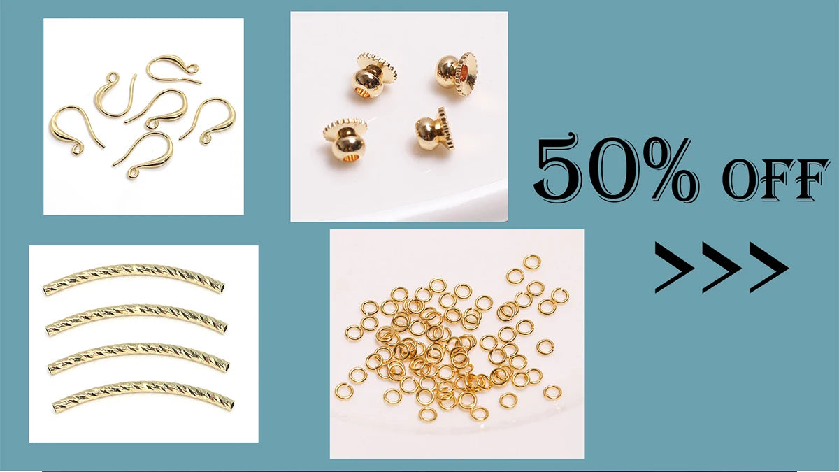Earring Hooks with Open Loop 18K Gold Plated Ear Wire For Earrings Making Supplies Earwire DIY Accessories