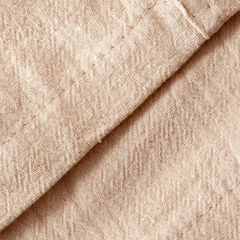 Men's Pants Solid Color Elastic Pockets Drawstring Long Pant Breathable Cotton Linen Trousers Casual Men's Clothing Streetwear